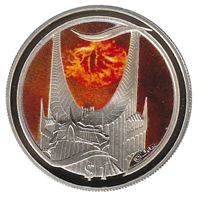 2003 Silver Proof $1 - The Lord of the Rings – Eye of Sauron